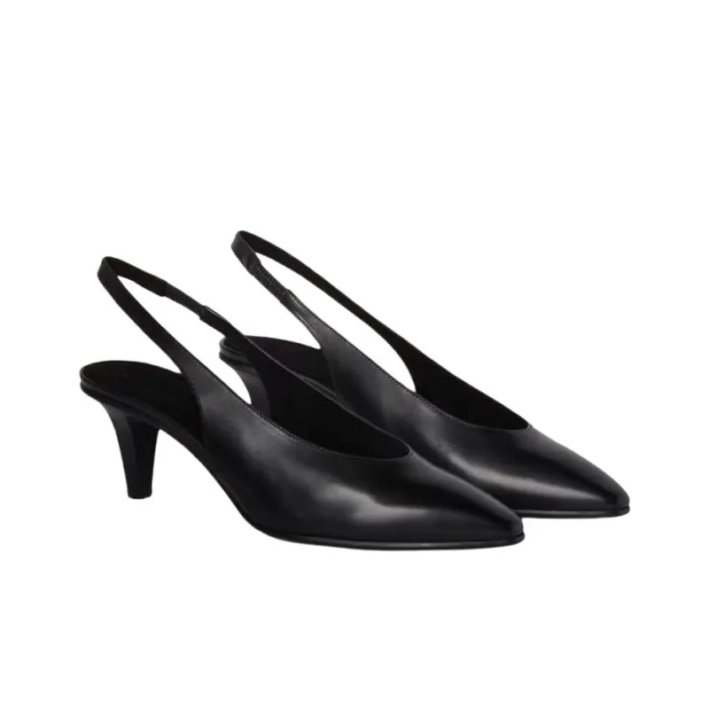 Loro Piana Rebecca High Heels 5.5cm Women's Black-2