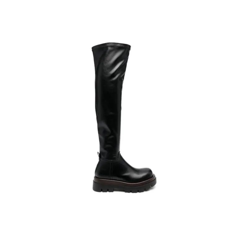 PINKO Leather Knee high Boots Women's-1