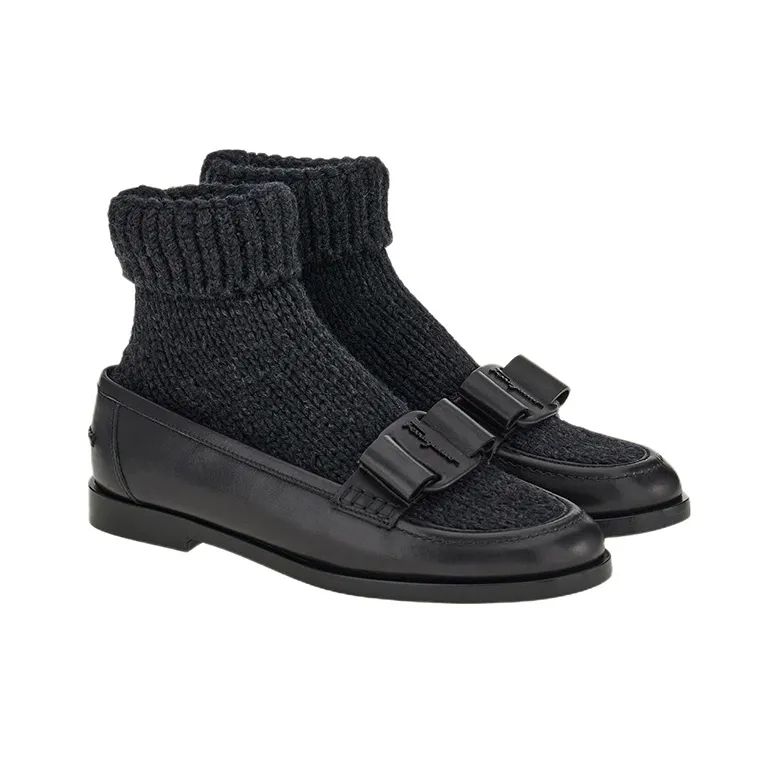 FERRAGAMO Viva Fashion Ankle Boots Women's Black-1