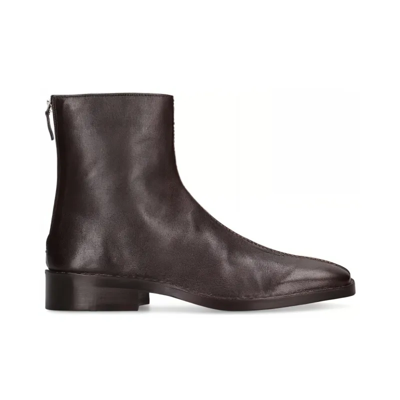 Lemaire Ankle Boots Men's Dark Brown-1