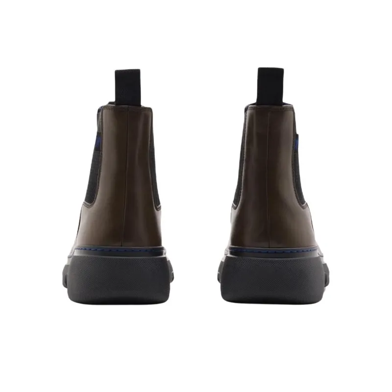 Burberry Creeper Chelsea Boots Men's Brown-4
