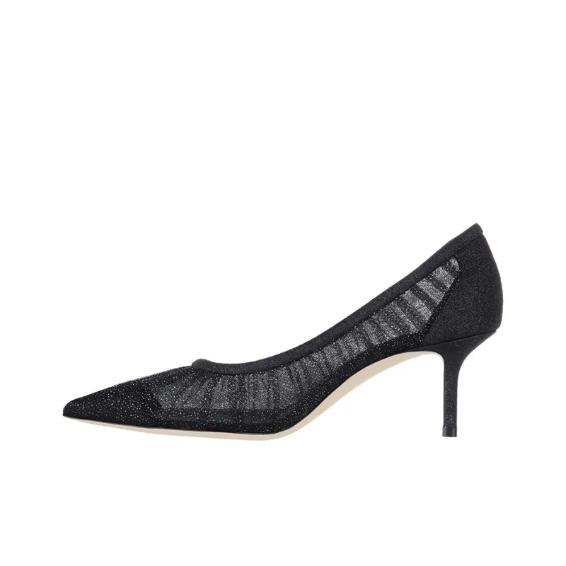 Jimmy Choo LOVE Slim Heel High Heels Women's Black-0