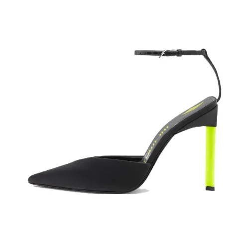The Attico Perine Contrasting Heel Pointed Toe Pumps