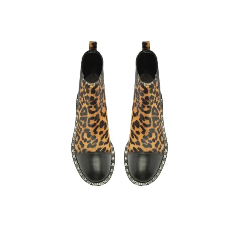 Schutz Bennie Short Chelsea Boots Women's Brown-3