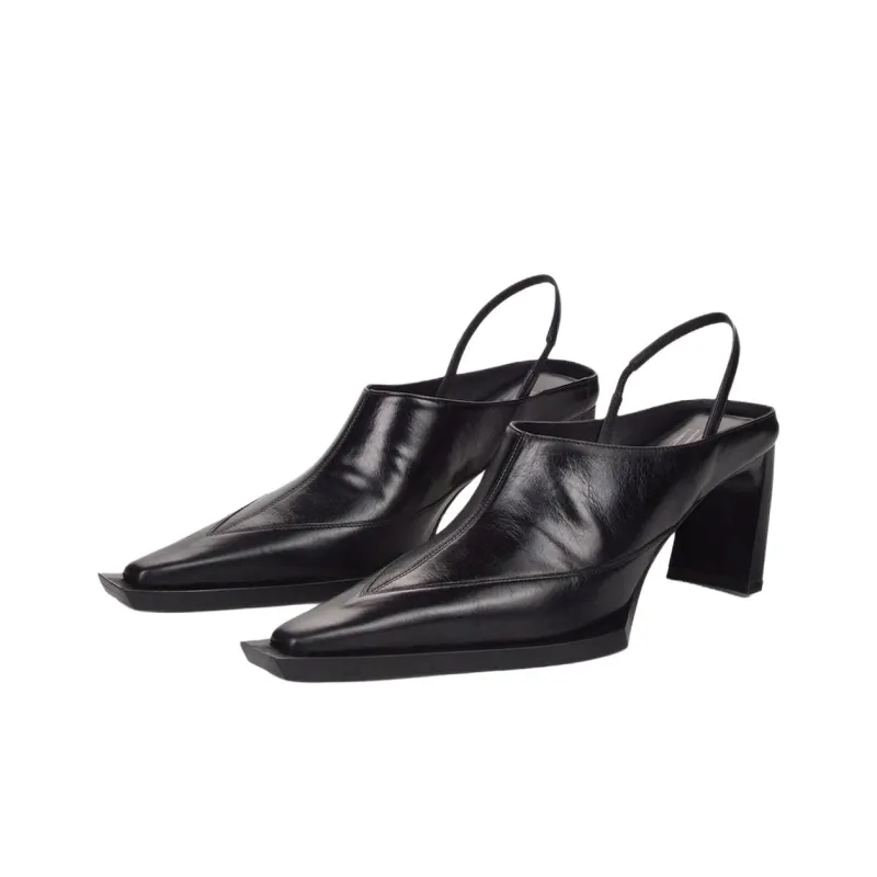 KNWLS SERPENT Irregular Heel High Heels Women's Black-3