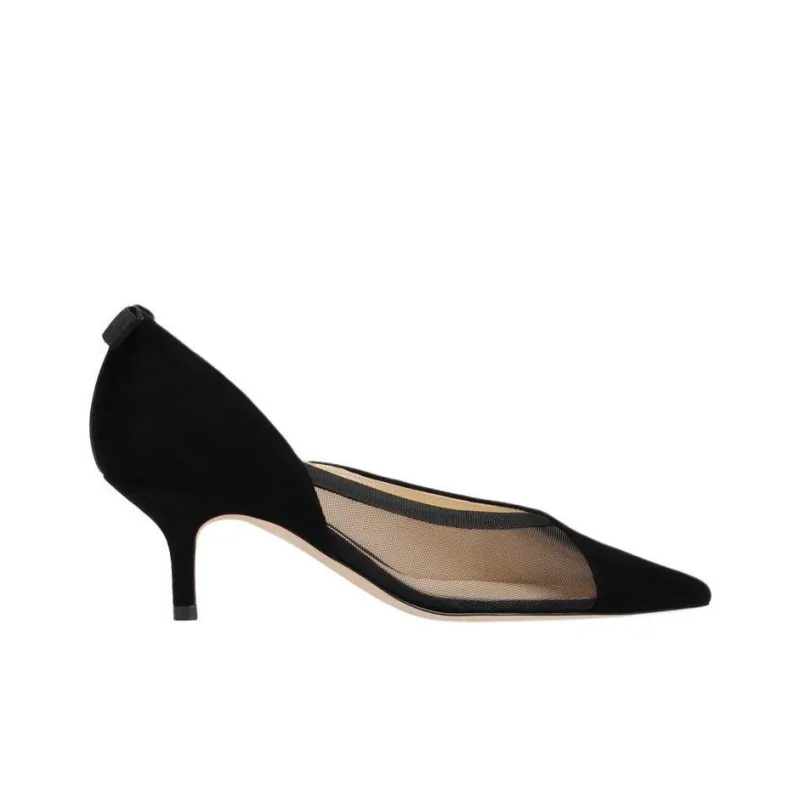 Repetto Laurire Slim Heel High Heels 4.5cm Women's Black-1