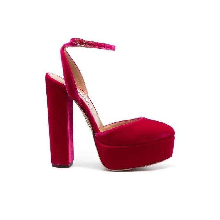 AQUAZZURA So High Plateaus 140mm Sandals-1