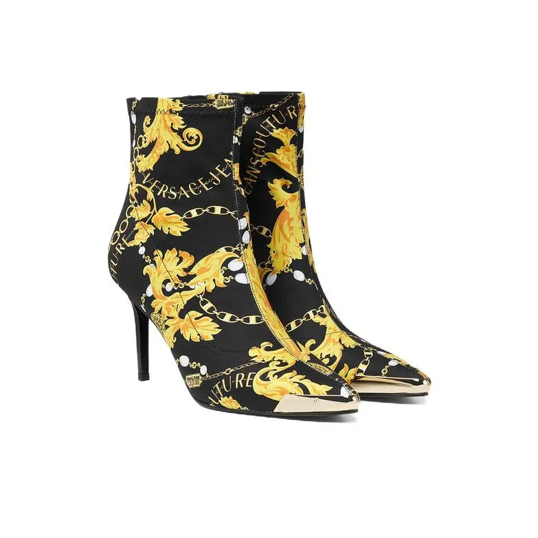 VERSACE JEANS Couture Scarlett 110mm Ankle Boots-4