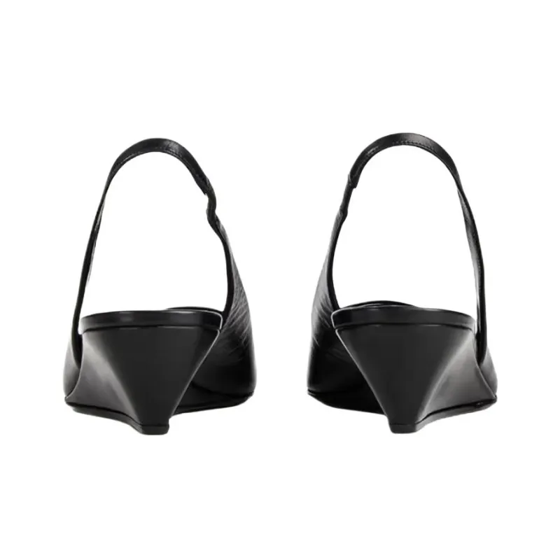 PIERRE HARDY Amber Wedge Heel High Heels 3.5cm Women's Black-4