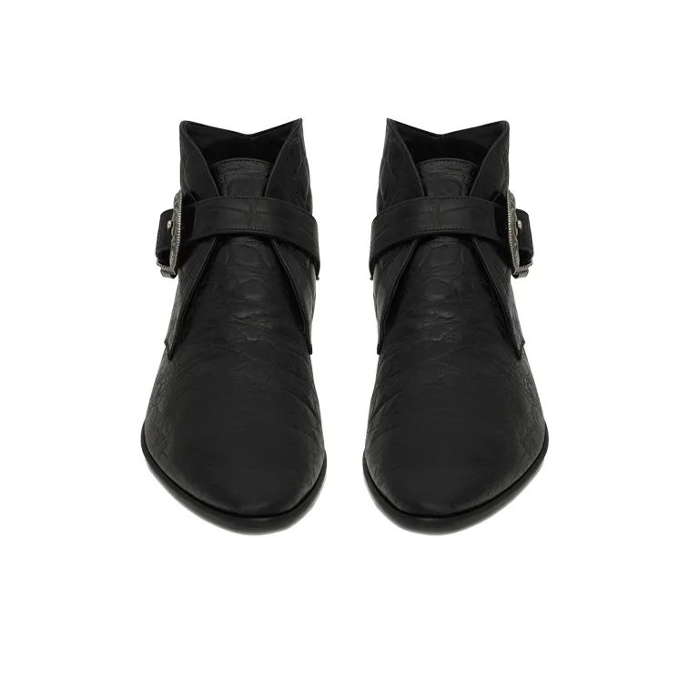 SAINT LAURENT Dixon Buckle Boots-3