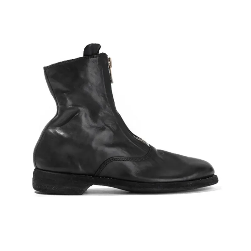 GUIDI 210 Ankle Boots Men's Black-1