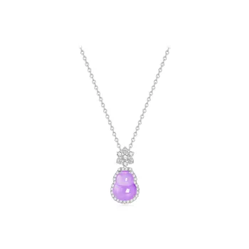 Teddy Bear Collection S925 Silver Necklaces Women's