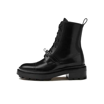 HERMES Fashion Ankle Boots 5cm Women's Black
