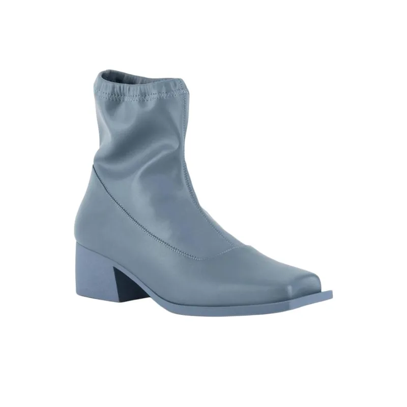 ISSEY MIYAKE x UNITED NUDE Stem Short Ankle Boots 4.5cm Women's Blue-2