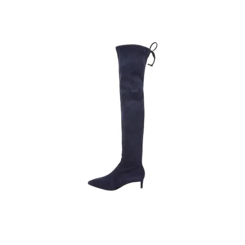 Stuart Weitzman/SW Basie Knee high Ankle boots Women's Midnight Blue