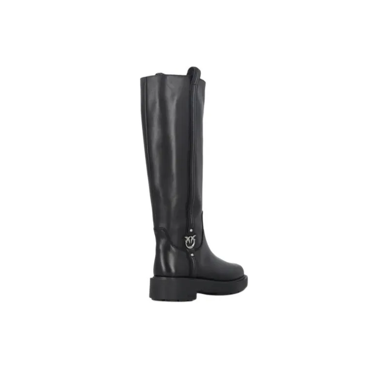 PINKO Logo Detailed High Boots Women's-2