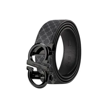 15 MINS Polyvinyl Chloride Leather Belts Men's Width 3.5cm