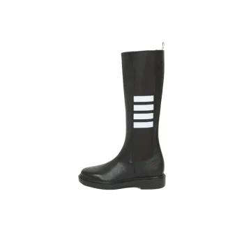 THOM BROWNE 4 Bar Knee Length Chelsea Boots Women's
