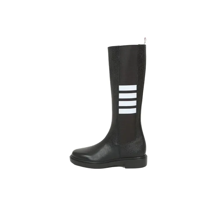 THOM BROWNE 4 Bar Knee Length Chelsea Boots Women's-0