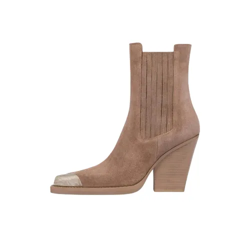 Paris Texas Dallas Short Chelsea Boots 10cm Women's Umber