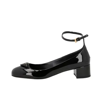 PRADA Chunky Heel High Heels Women's Black