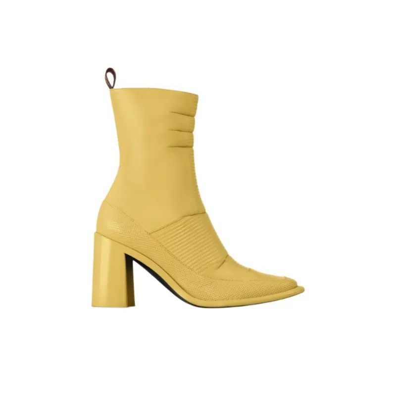 LOUIS VUITTON Berlin Ankle Boots 8cm Women's Lemon-1