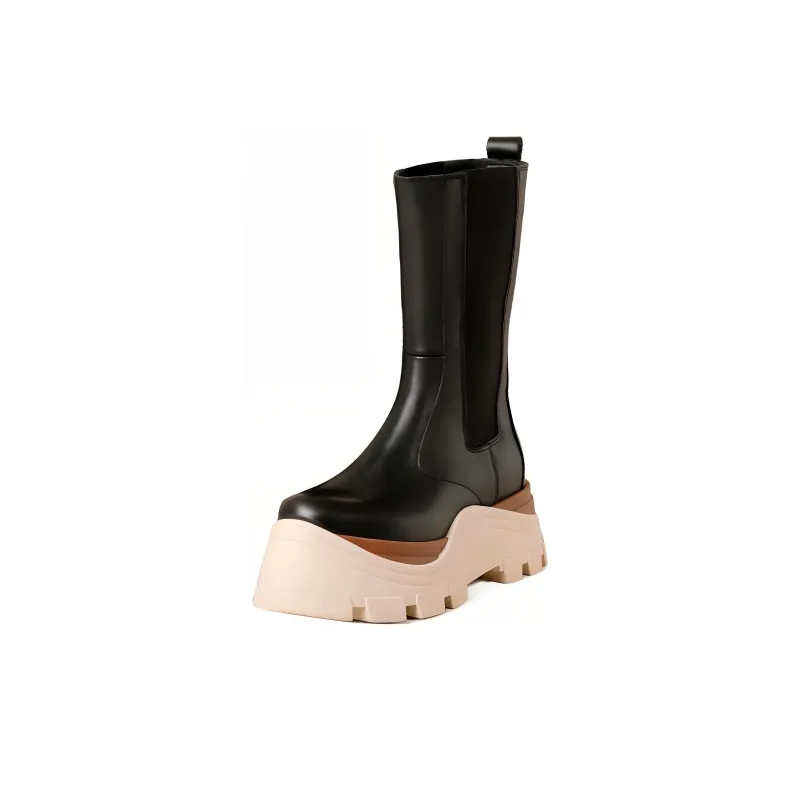 ALOHAS Crew Chelsea Boots Women's Black-0