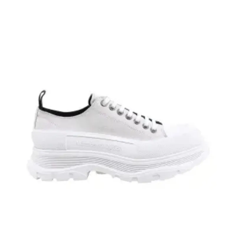 Alexander McQueen Tread Slick Lace Up 'White'-1