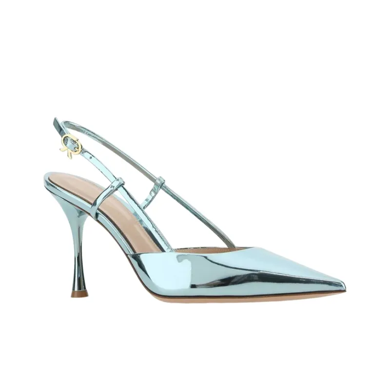 GIANVITO ROSSI Slim Heel High Heels 8.5cm Women's Light Blue-2