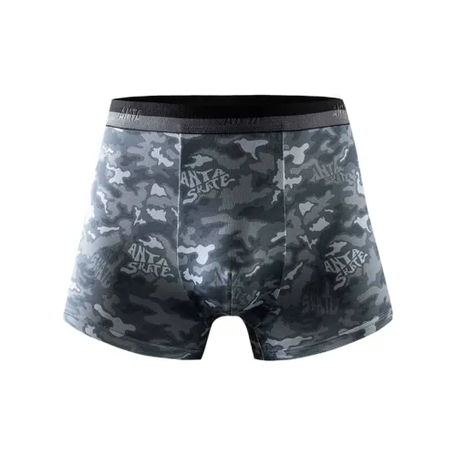 Anta Life Collection Underpants Men's 1 Pack Dark Gray Print