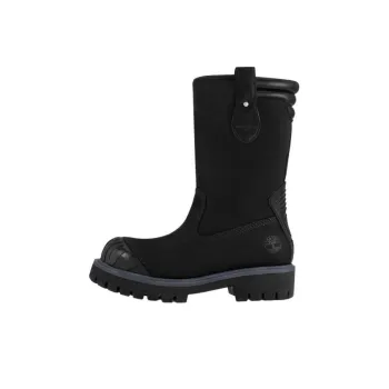 Timberland x LOUIS VUITTON Calfskin Ankle Boots Men's Black