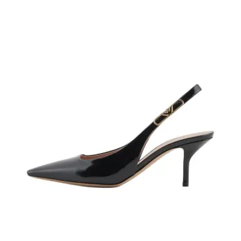 EMPORIO ARMANI Slim Heel High Heels 9.5cm Women's Black