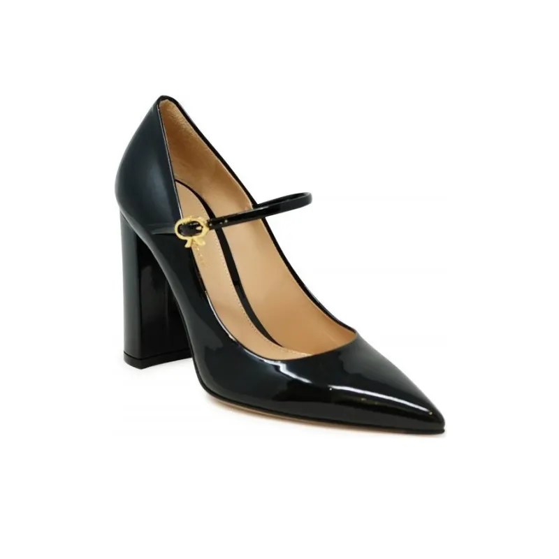 GIANVITO ROSSI 55mm High-shine Mary-jane Pumps-3