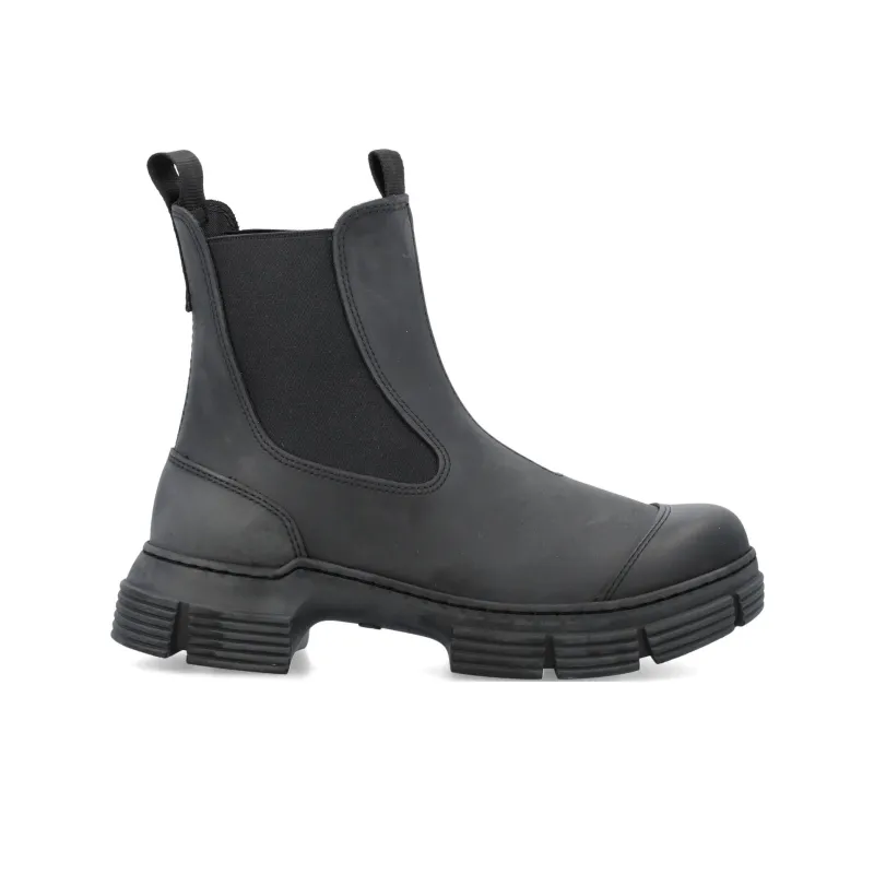 GANNI Short Ankle Boots Women's Black-1