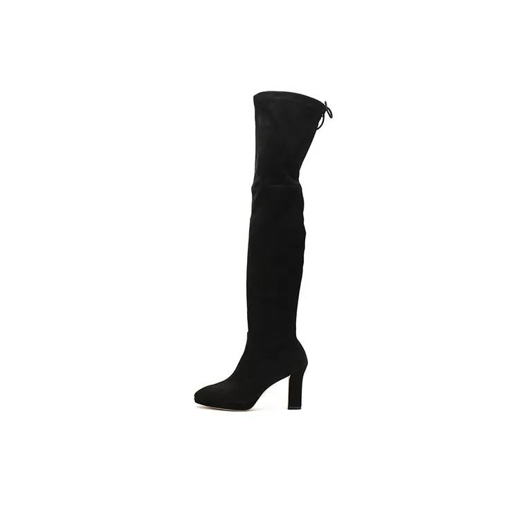 stuart weitzman 100mm Suede Thigh-high Boots-0
