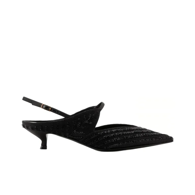 GIORGIO ARMANI 35mm Bead-embellished Pumps-1