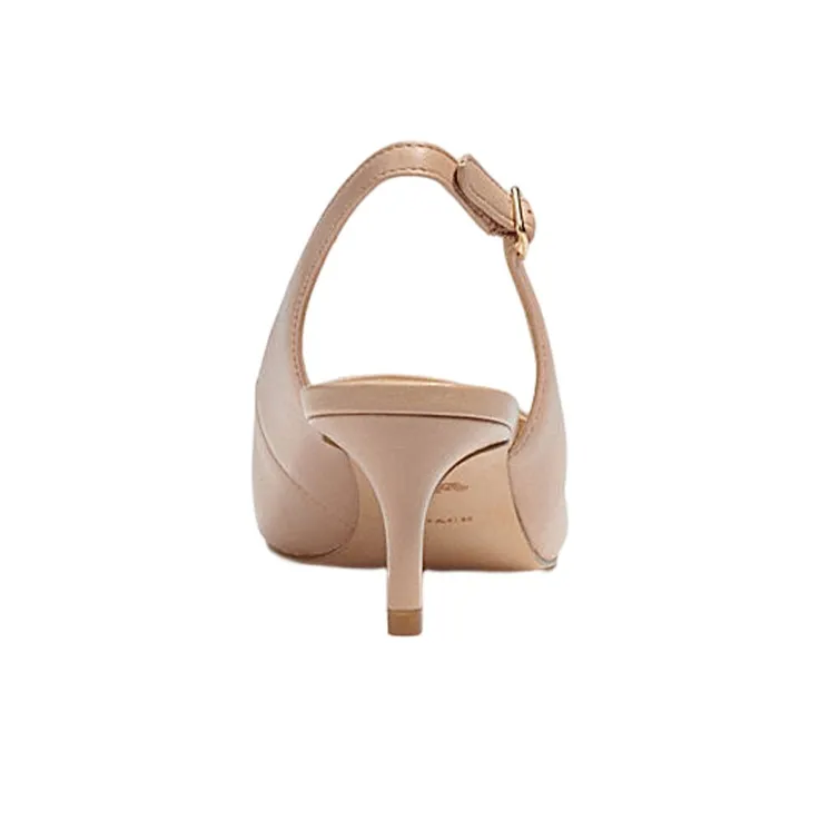COACH Slim Heel High Heels 5.7cm Women's Umber-3