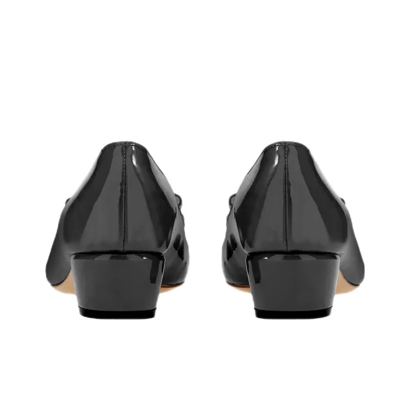 FERRAGAMO Vara Bow-detail Leather Pumps-3