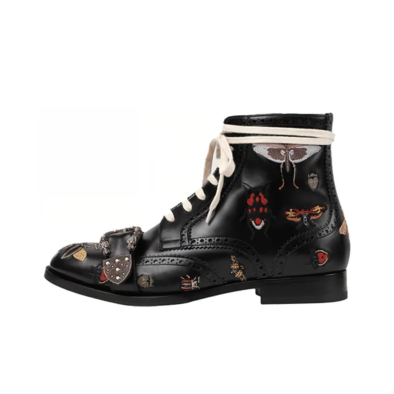 GUCCI QUEERCORE Ankle Boots Men's Black-0