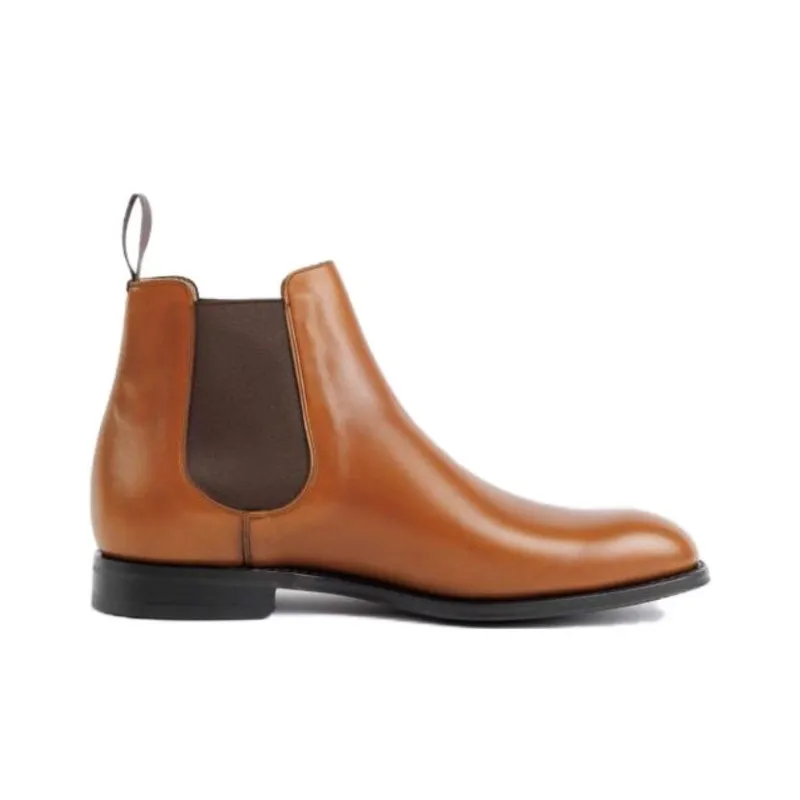 CHURCH'S Short Chelsea Boots Men's Brown-1