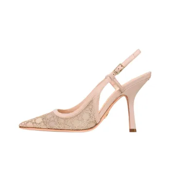 DIOR Capture Slim Heel High Heels 10cm Women's Beige