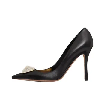 Valentino Garavani One Stud 100mm Crystal-embellished Pumps