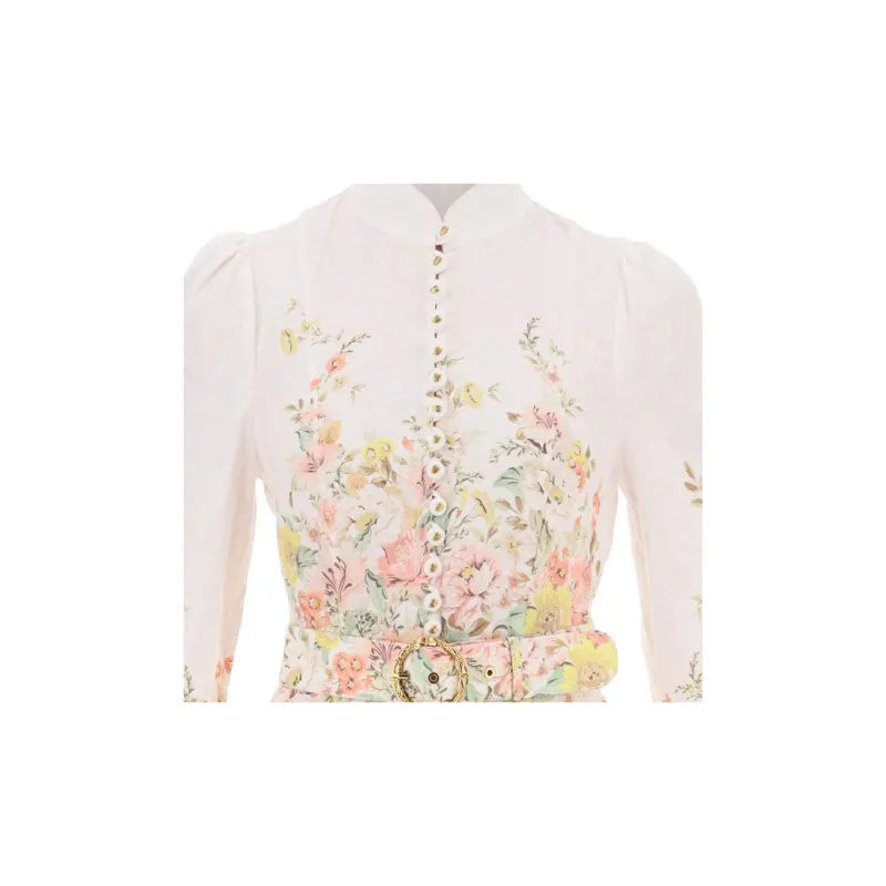Zimmermann Long-Sleeved Dresses Women's White-1
