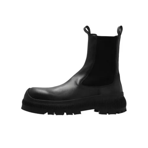 JIL SANDER Round Toe Chelsea Boots