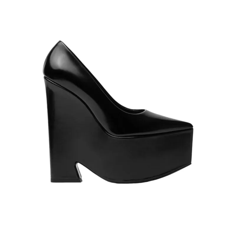 VERSACE Tempest 155mm Platform Pumps-1