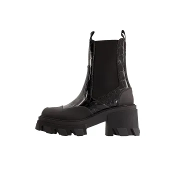 GANNI Short Chelsea Boots 4cm Women's Black