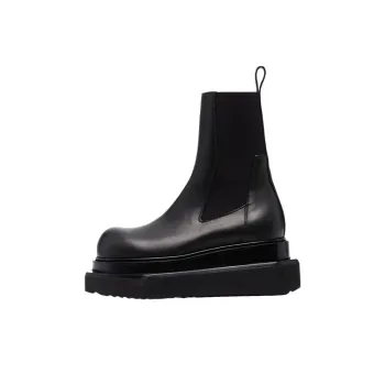 RICK OWENS/RO Short Chelsea Boots Women's Black