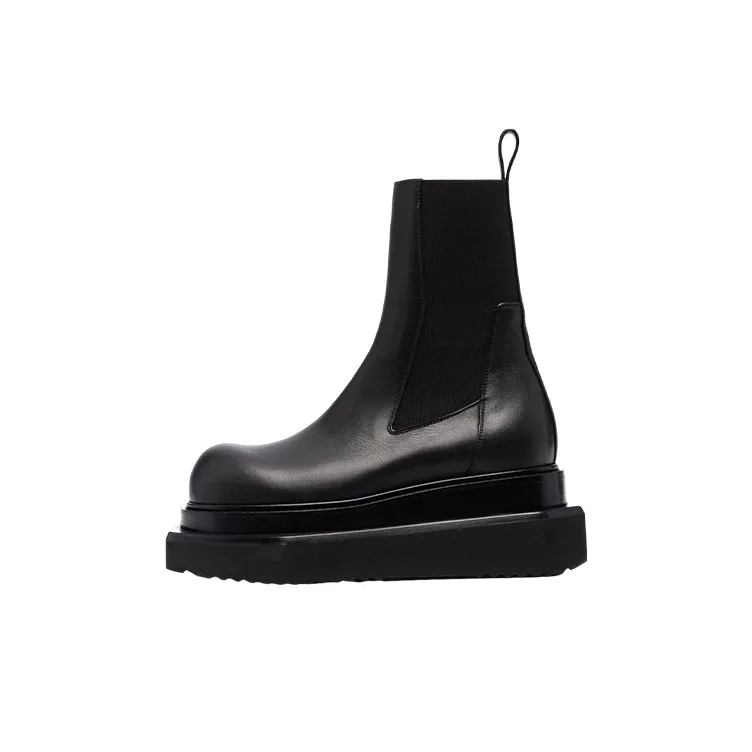 RICK OWENS/RO Short Chelsea Boots Women's Black-0