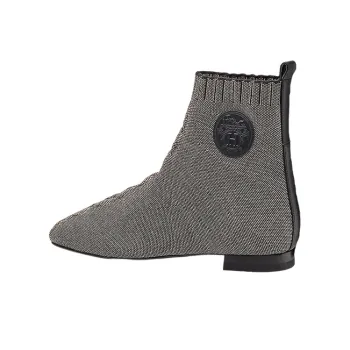 HERMES Ankle Boots Women's Gray