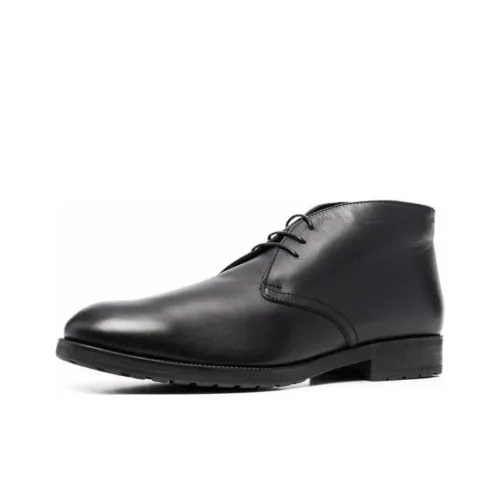 BALLY Lace-up Leather Ankle Boots